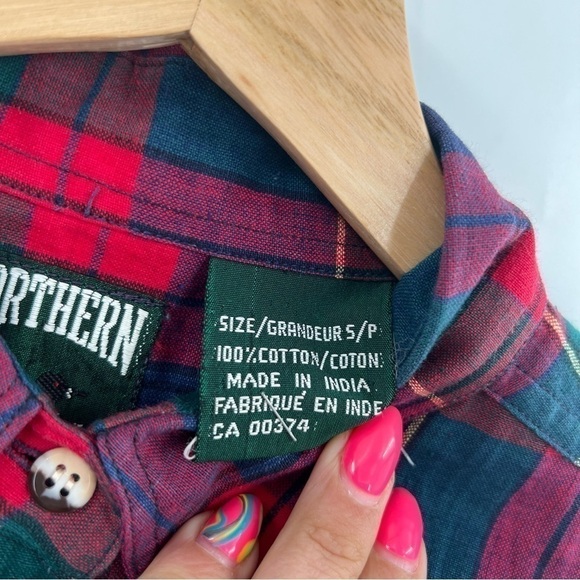 VINTAGE Northern Reflections plaid button down shirt - Picture 6 of 6